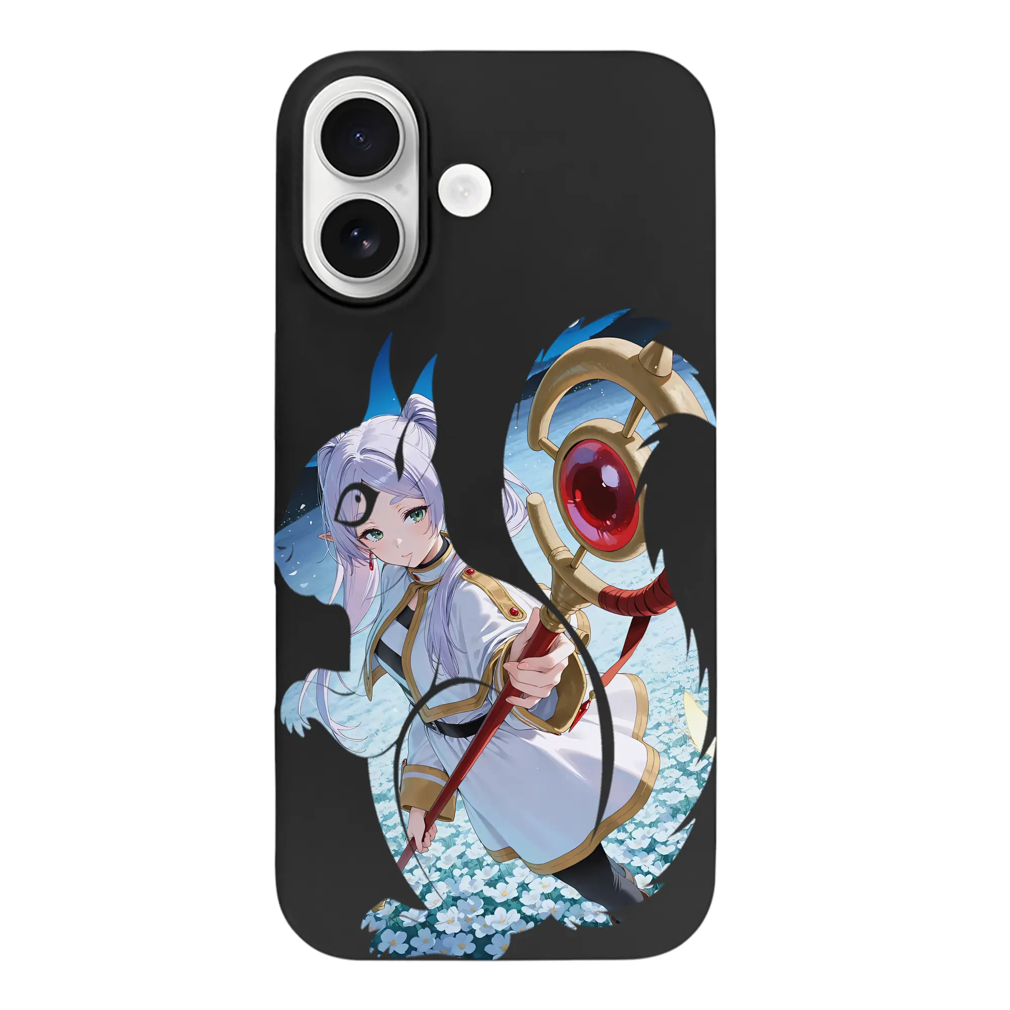 葬送のフリーレン（Frieren） グッズ,フリーレン（Frieren） - iPhone 17 シリーズ シリコンケース 薄型 耐衝撃 指紋防止 ソフトタッチカバー 精密フィット 傷防止 保護ケース iPhone 17/17 Air/17 Pro/17 Pro Max 対応